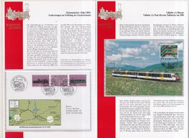 17 Stk. CH Eisenbahn Spezial-Belege