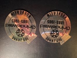 Vintage Rar Sticker Aufkleber 100 Jahre Grindelwald Wie Neu!