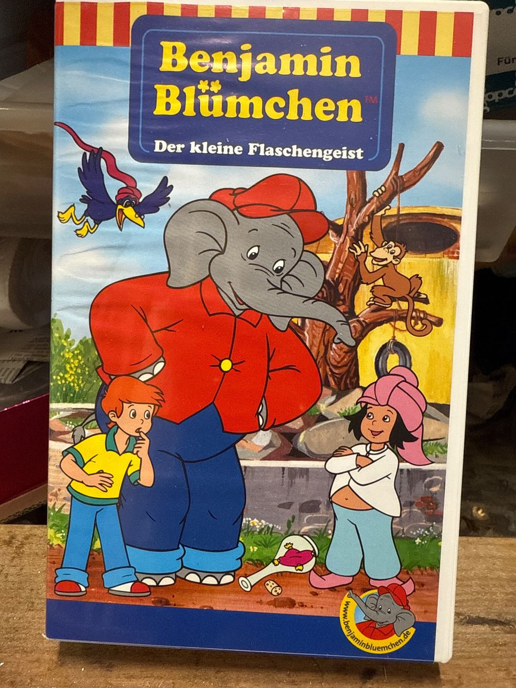 Tutti i VHS: BENJAMIN BLÜMCHEN- VIDEO KASSETTE ORIGINALVERPACKT – Nuovo e nell'imballaggio originale da Amriswil venduto da used2use