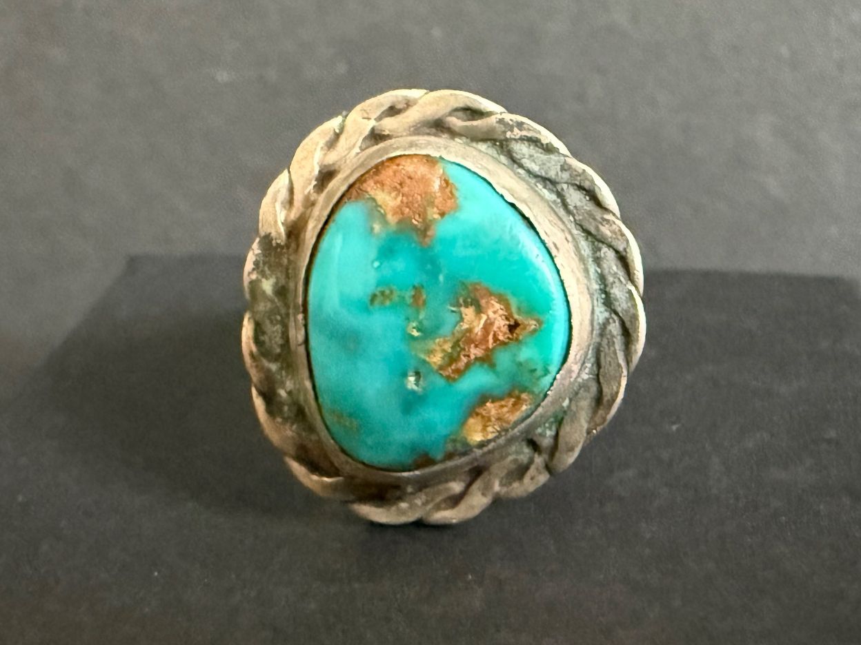 Ringe: Indianer Navajo Silber Ring mit Türkis – Gebraucht aus Spiegel b. Bern von Rogger72