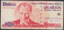 Türkei 10'000'000 Lira 1999