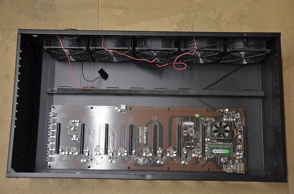 Mining Rig Mainboard Set mit CPU, RAM & Case (Gebraucht) in Binningen ...