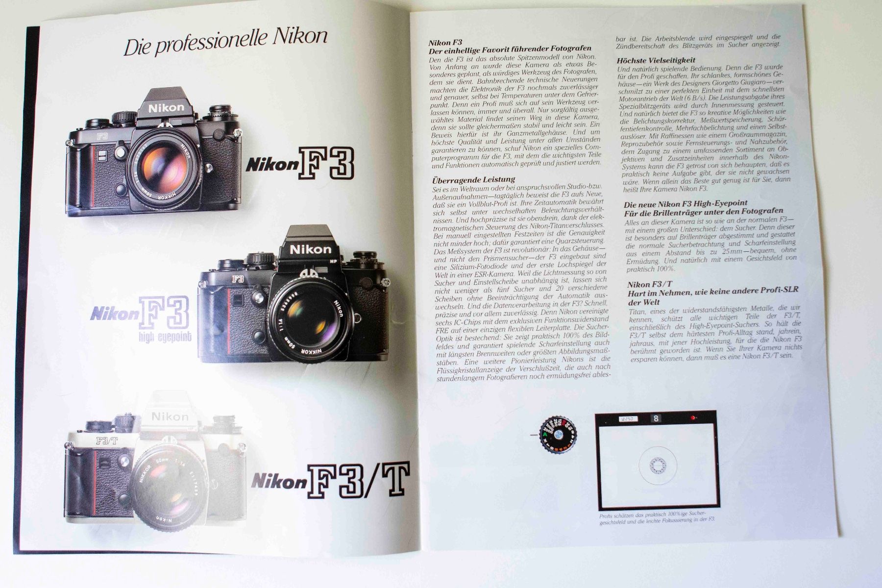 Nikon Documents: Nikon Prospekt Gesamtprogramm 80er – D'occasion à Schwerzenbach par floridan 1