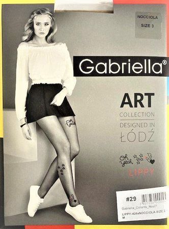 Strumpfhose Gabriella Art Lippy