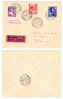 Lettre de Liestal BPA A3 pour Spiez le 14.IV.37