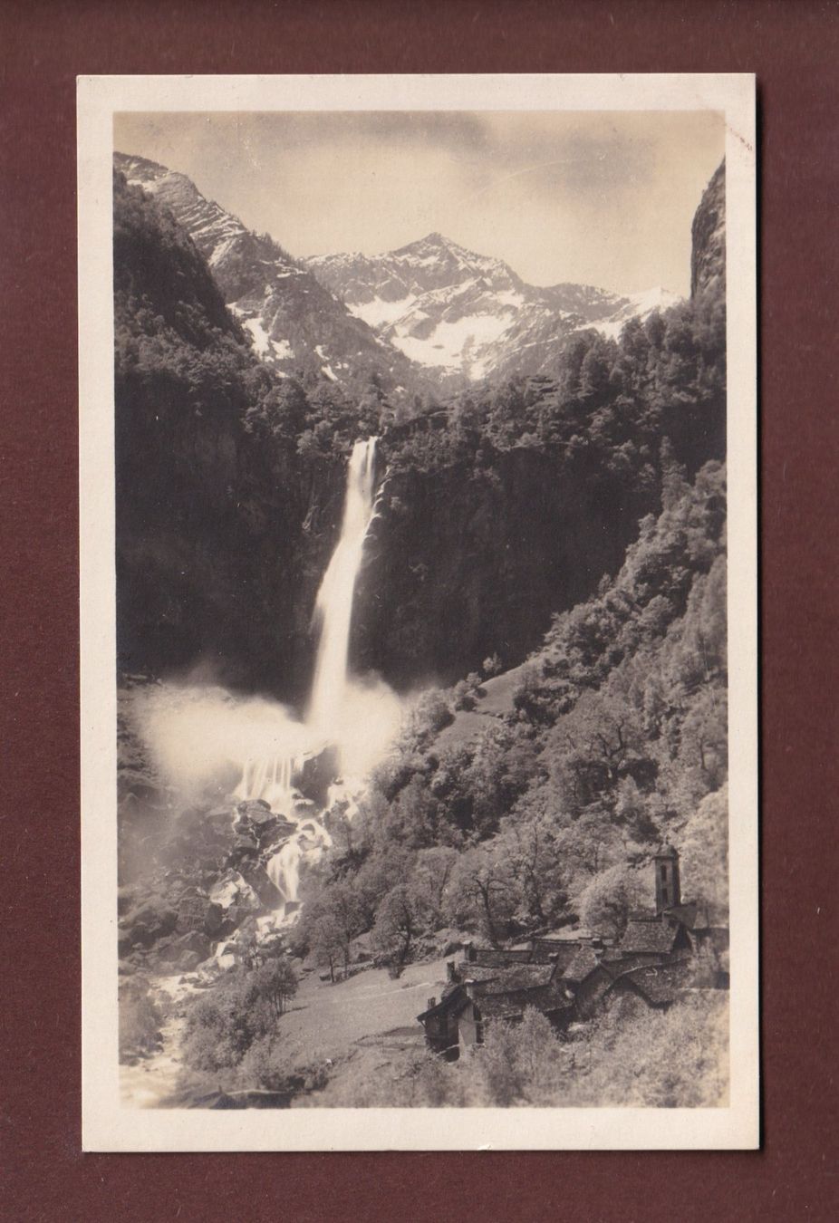 Cartoline postali: Cevio - FOROGLIO - 1922 – Usato da Pully venduto da nicecards