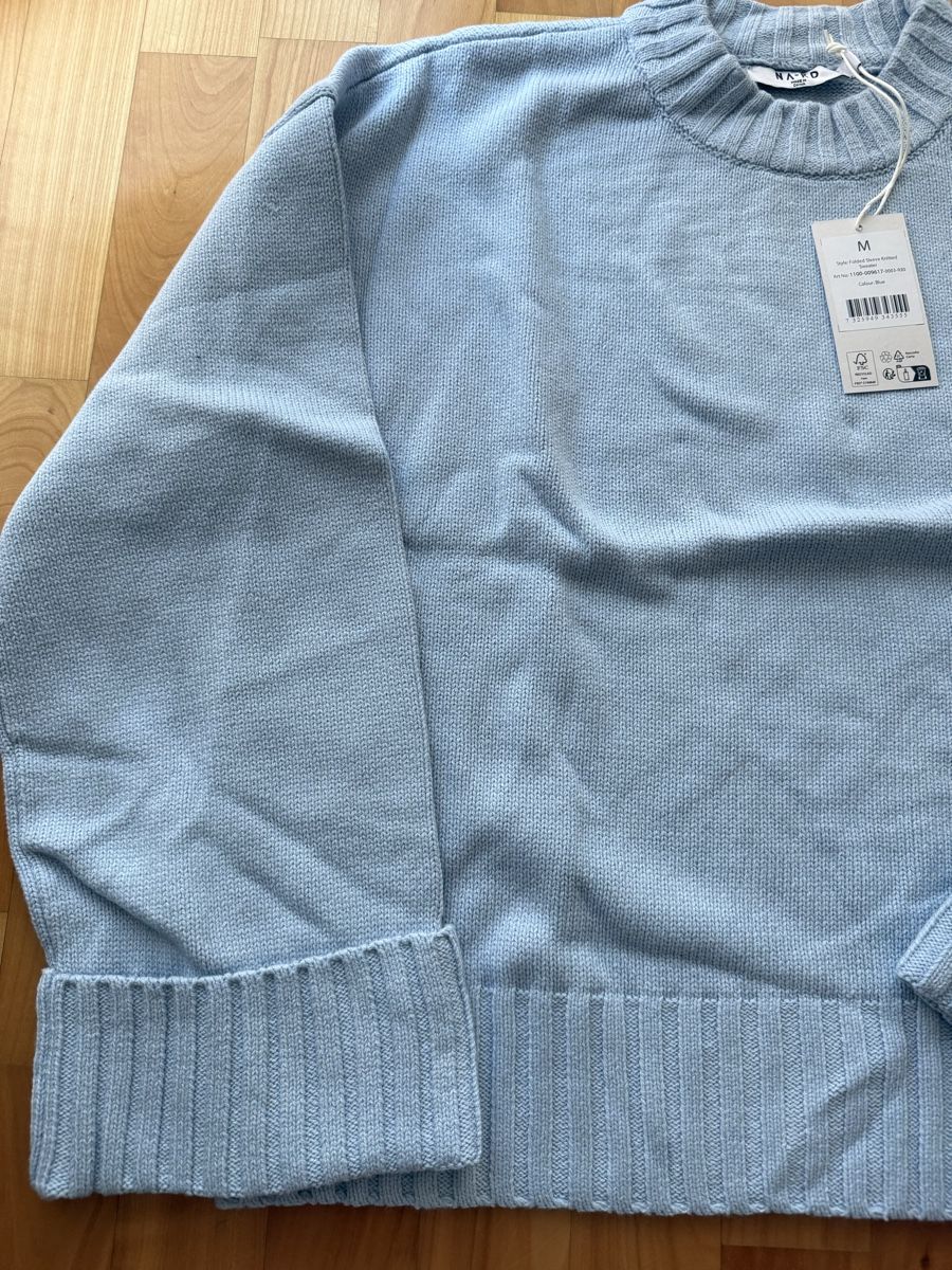 Na-kd Maglioni & Felpe: NA-KD Pullover hellblau Grösse M neu mit Etikett – Nuovo e nell'imballaggio originale da Lachen SZ venduto da ali_5xw5 3
