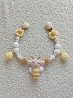 Kinderwagenkette Biene mit Rassel
