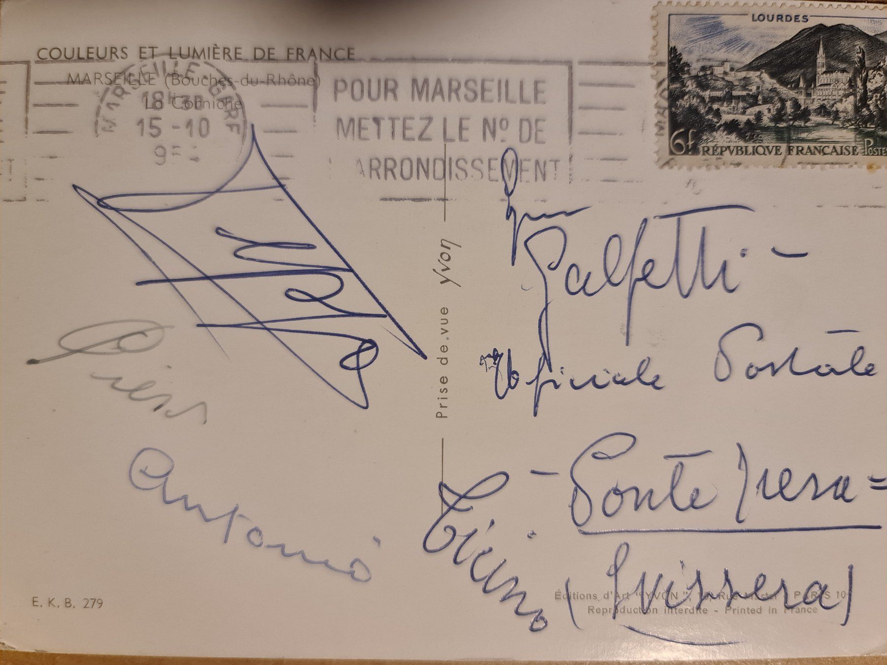 Cartoline postali: Ansichtskarte Marseille Frankreich – Nuovo (secondo la descrizione) da Dintikon venduto da Vexi 1