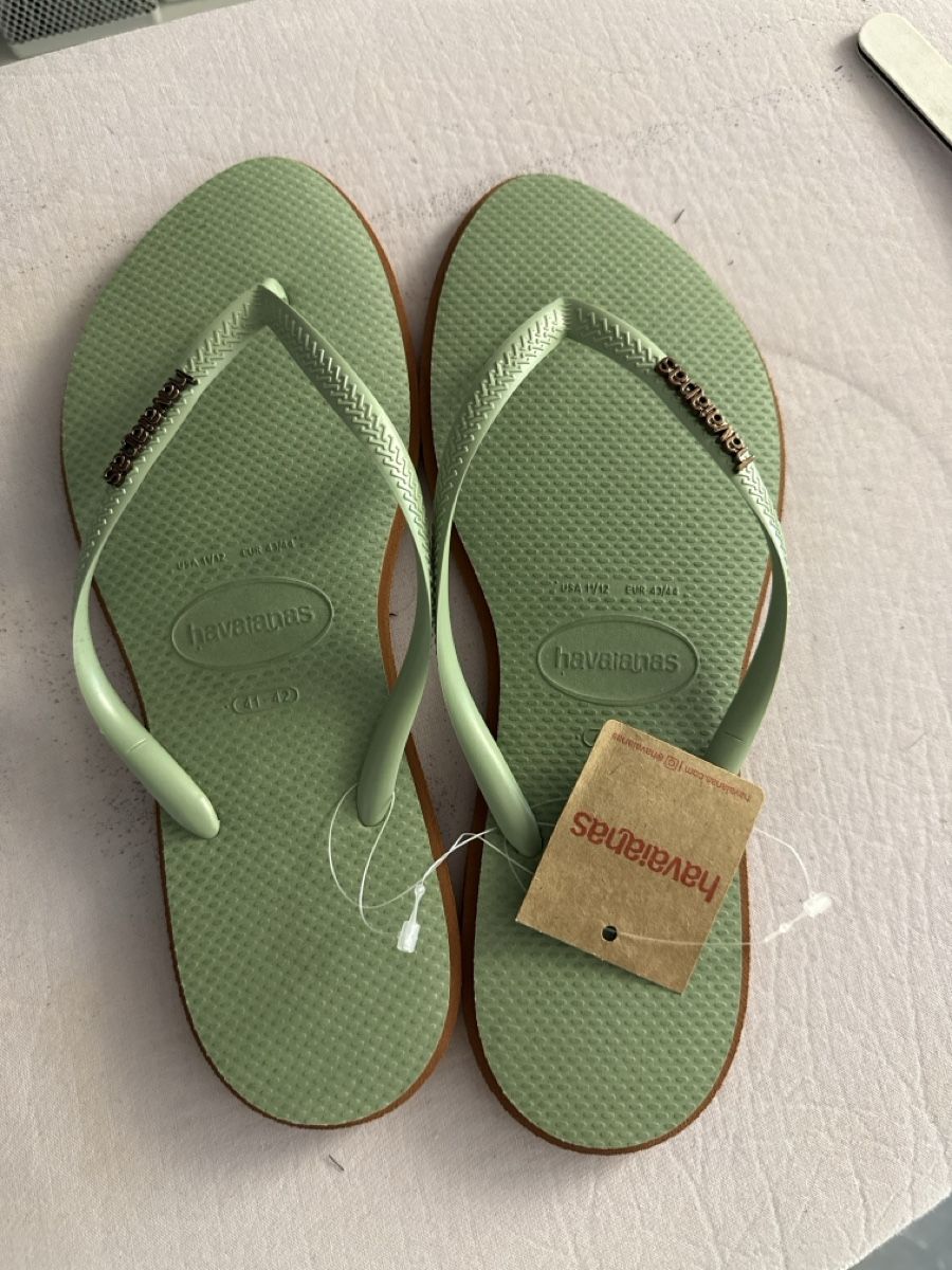 Flipperkästen: Havaianas Zehentrenner – Neu (gemäss Beschreibung) aus Künten von PippilottaKunterbunt