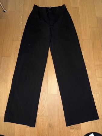 Pull&Bear Grösse S Stoffhose Schwarz