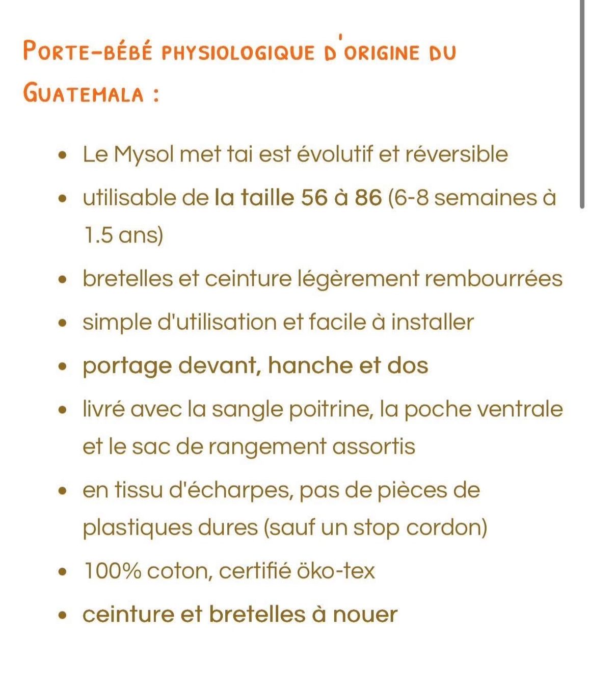 Mei Tai Marsupi portabebè: Porte-bébé Meï-taï évolutif – Usato da Alle venduto da Myl7 2
