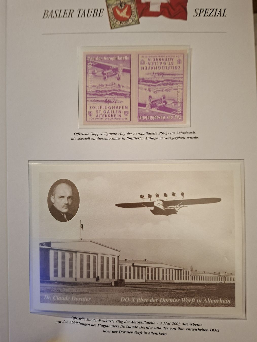 Tous les timbres: Basler Taube Spezial / Flugpost  – D'occasion à Balgach par SIMEON27 3