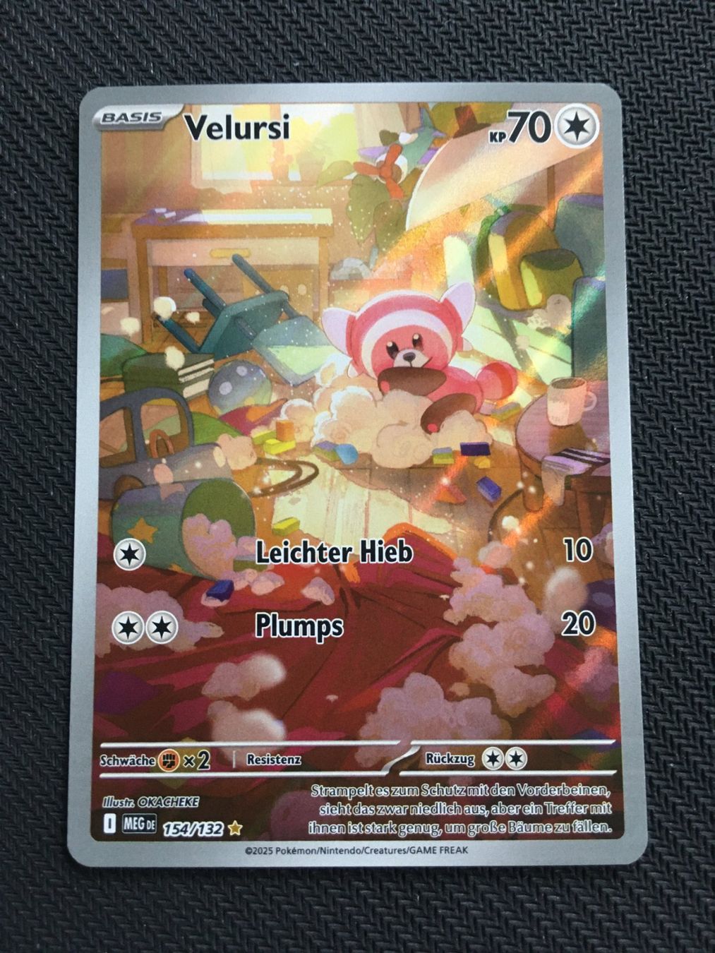 Pokémon Carte collezionabili: MEG 154 Velursi - Pokémon - Mega-Entwicklung -DE- – Nuovo (secondo la descrizione) da St.Gallen venduto da Punktchen01