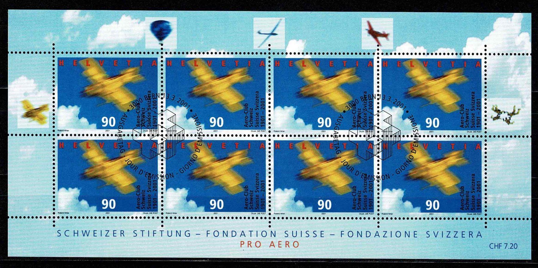Tutti i francobolli: 2001 Kleinbogen Nr.1016, mit ET-Stempel – Nuovo (secondo la descrizione) da Nuglar venduto da Stamp88