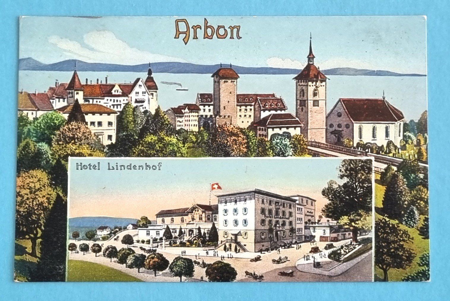 Cartoline postali: Arbon - Hotel Lindenhof - Bodensee – Usato da Rothrist venduto da RROENK