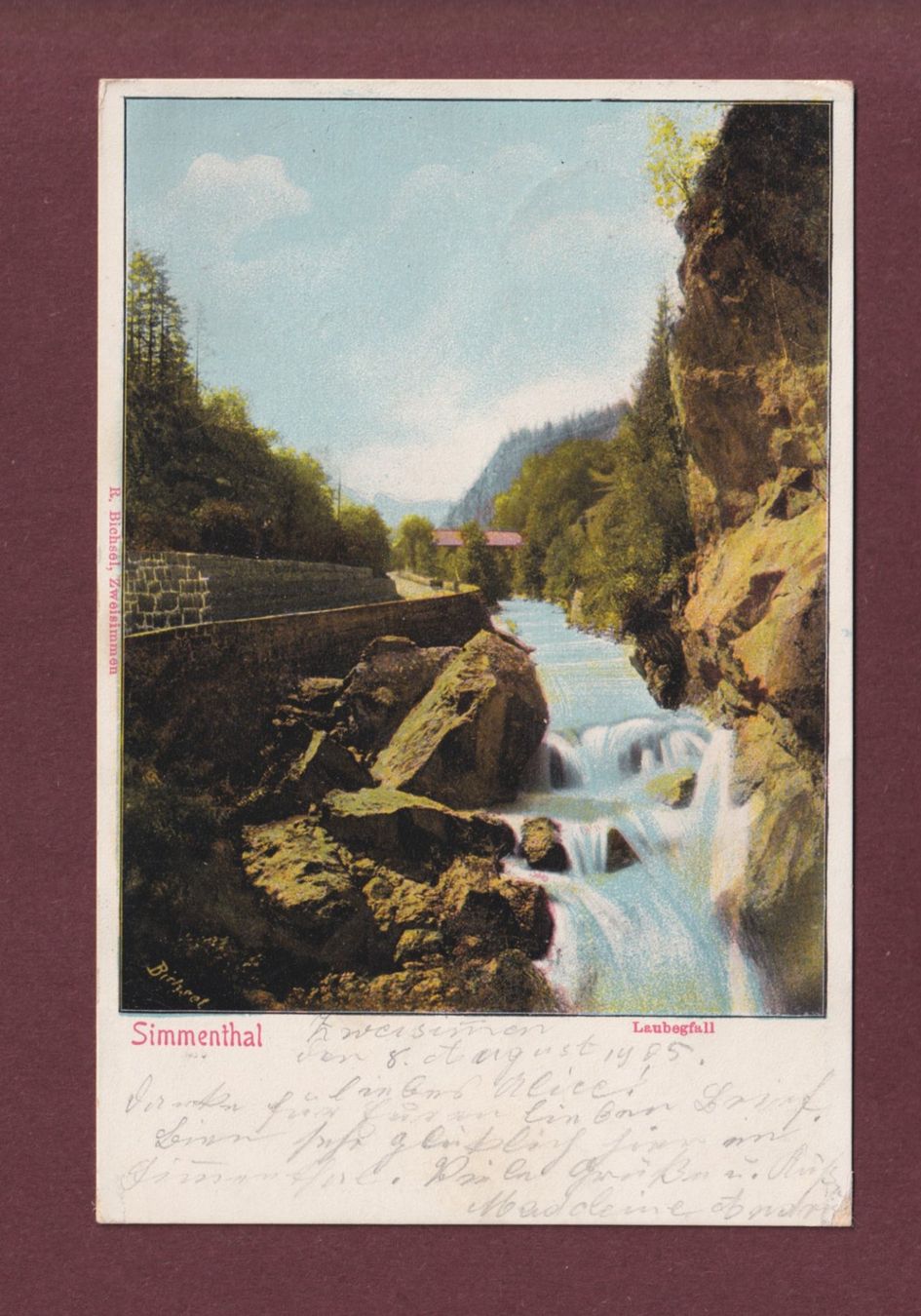 Cartes postales: SIMMENTHAL - Laubegfall - 1905 – D'occasion à Pully par nicecards