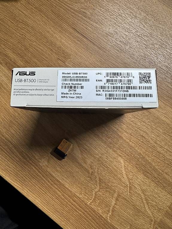 Laufwerke & Adapter: ASUS USB-BT500 Bluetooth 5.0 USB Adapter mit OVP – Gebraucht aus Zug von jonasg 4