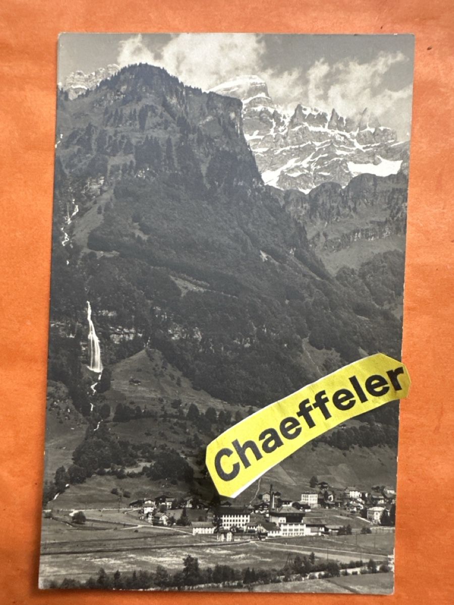 Cartoline postali: Alte Ansichtskarte 1924 Leuggellbach GL  – Usato da Zürich venduto da Chaeffeler