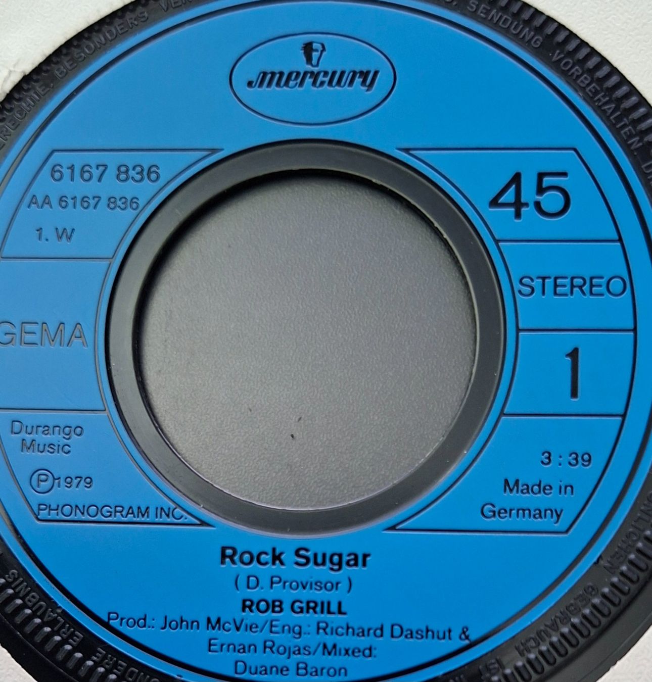 Dischi in vinile: Vinyl-Single Rob Grill - Rock Sugar – Usato da Langenthal venduto da Modo39