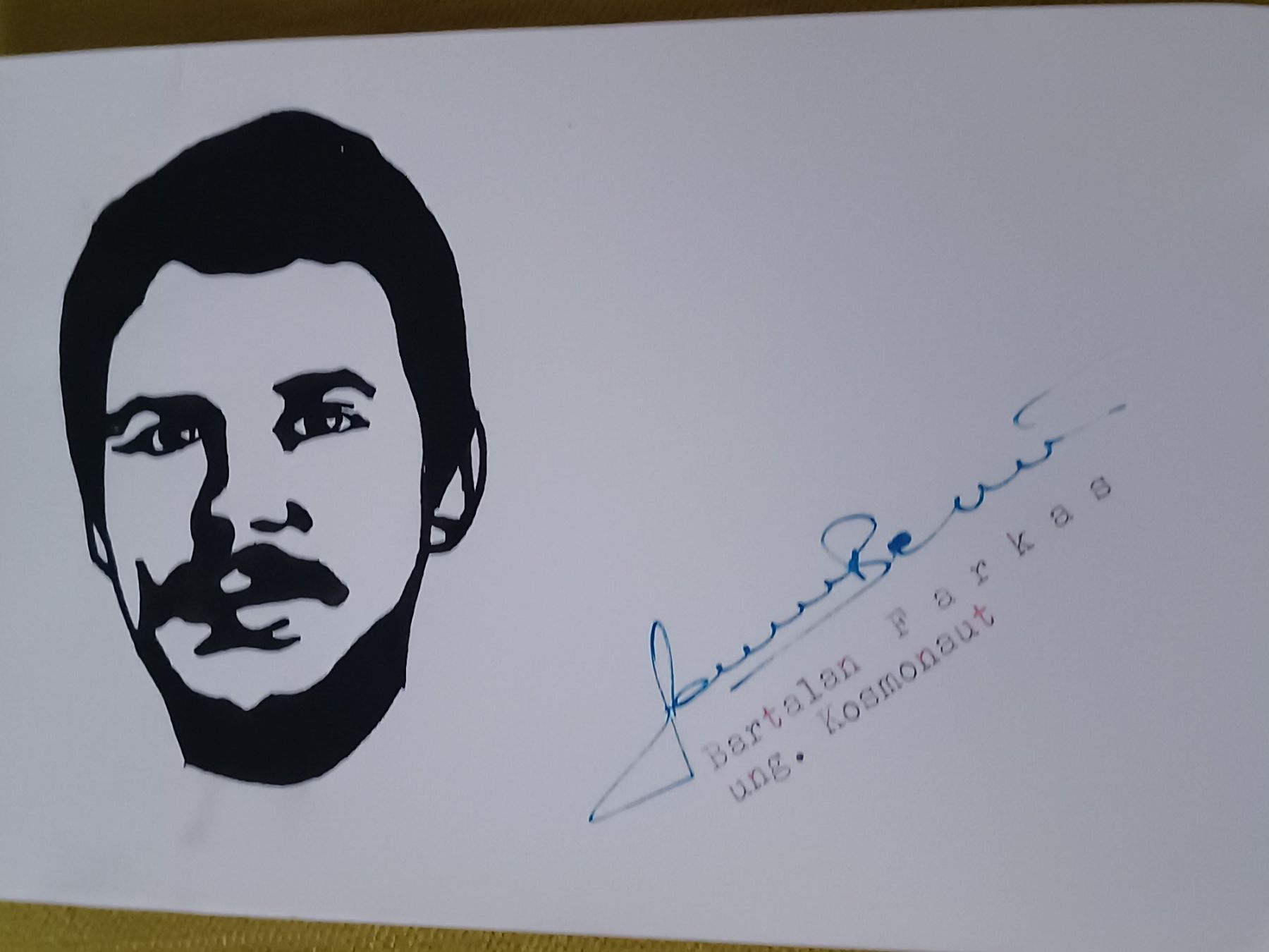 Autographes: Bertalan Farkas - Kosmonaut – D'occasion à Menziken par Artographs