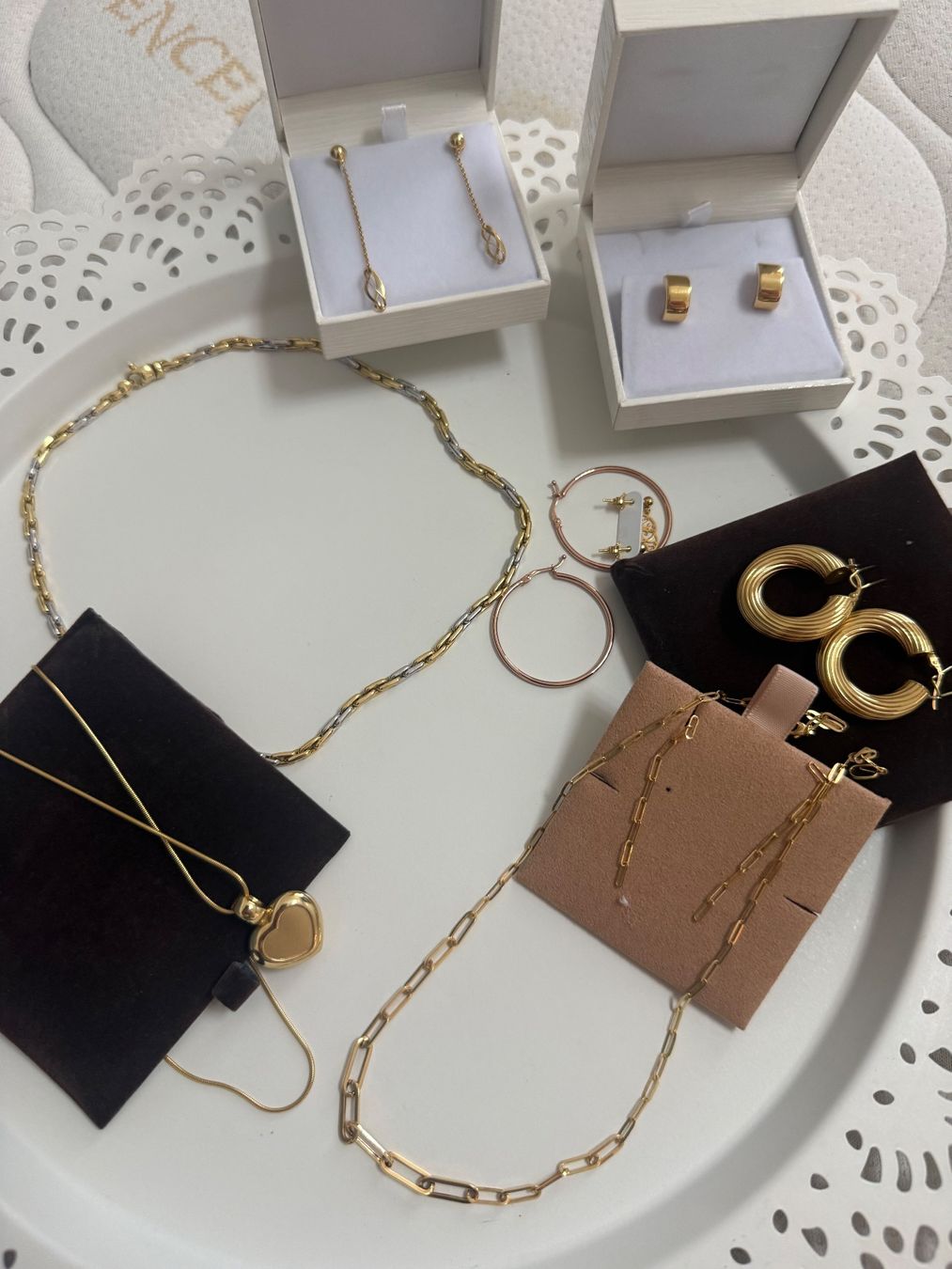 Sonstiger Schmuck: Ensemble bijoux 18k Neuf. 39.10 grammes – Neu und originalverpackt aus St-leonard von Lilliii