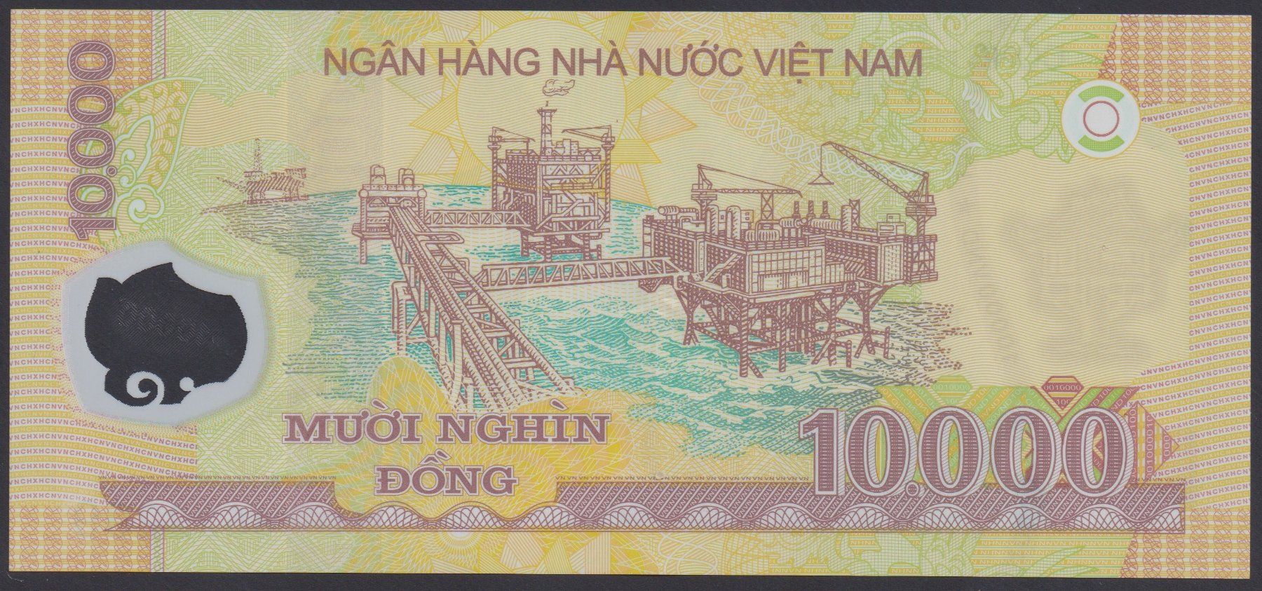Banconote: Vietnam 10'000 Dong 2018 – Usato da Brugg AG venduto da banknoten_muesli 1