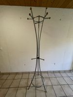 Garderobenständer Silber mit Holzkugeln