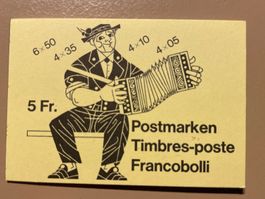 Briefmarkenheft ET 1.2.84