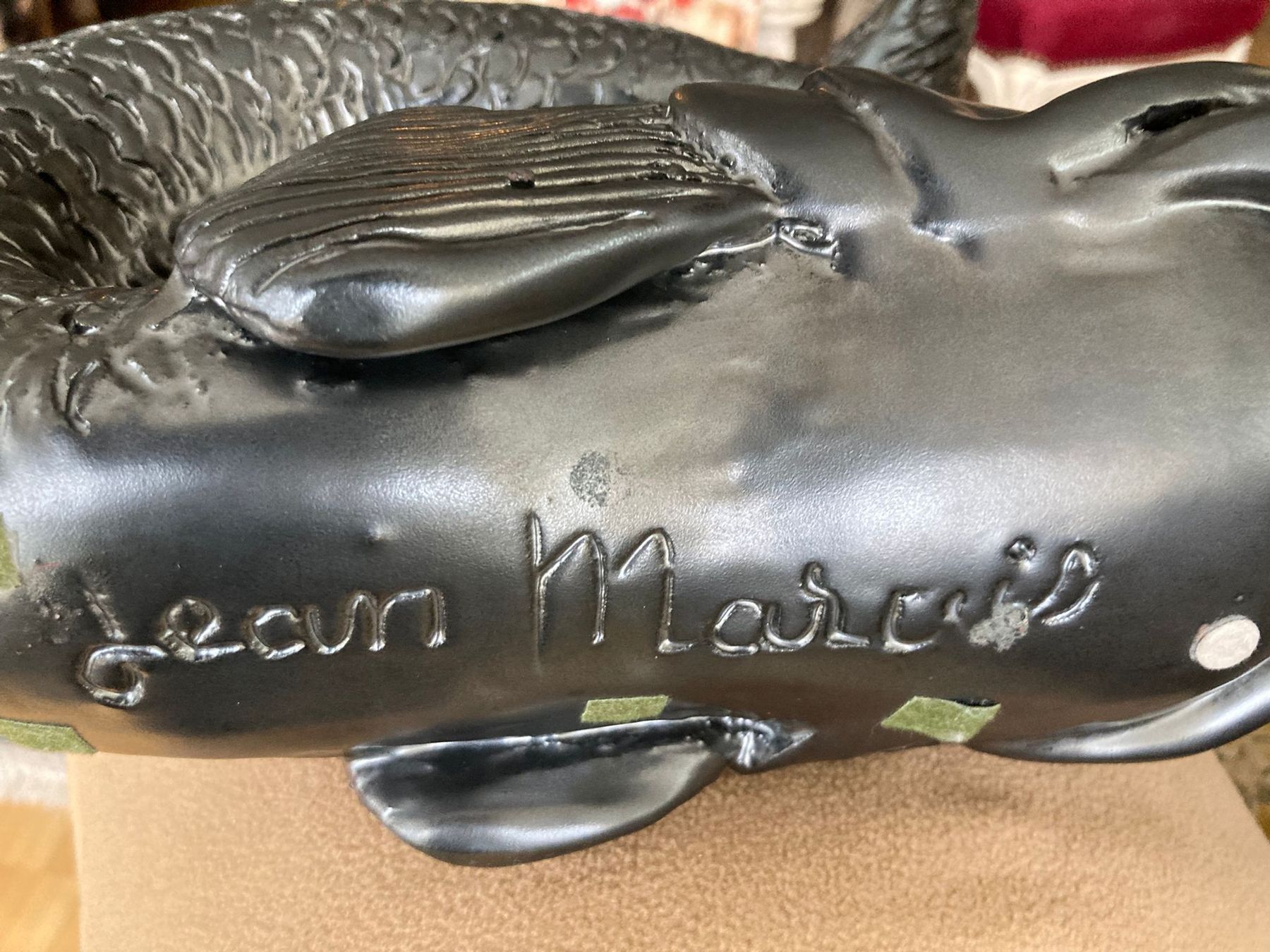 Statuette: céramique signée – Usato da La Roche FR venduto da zebulon1966 2