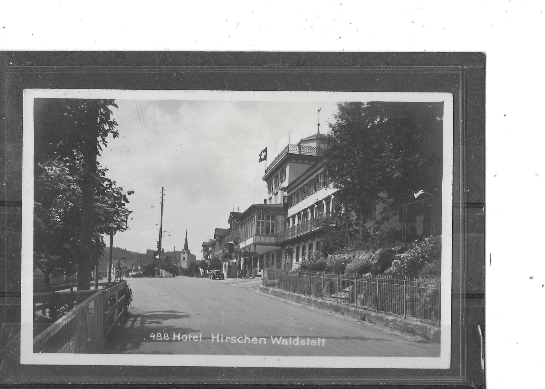Cartoline postali: AR Waldstatt 1929 Hotel Hirschen – Usato da Schocherswil venduto da Wilare