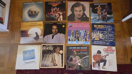Lot 6 de 12 vinyles 33 tours – Jarre, Neil Diamond etc.