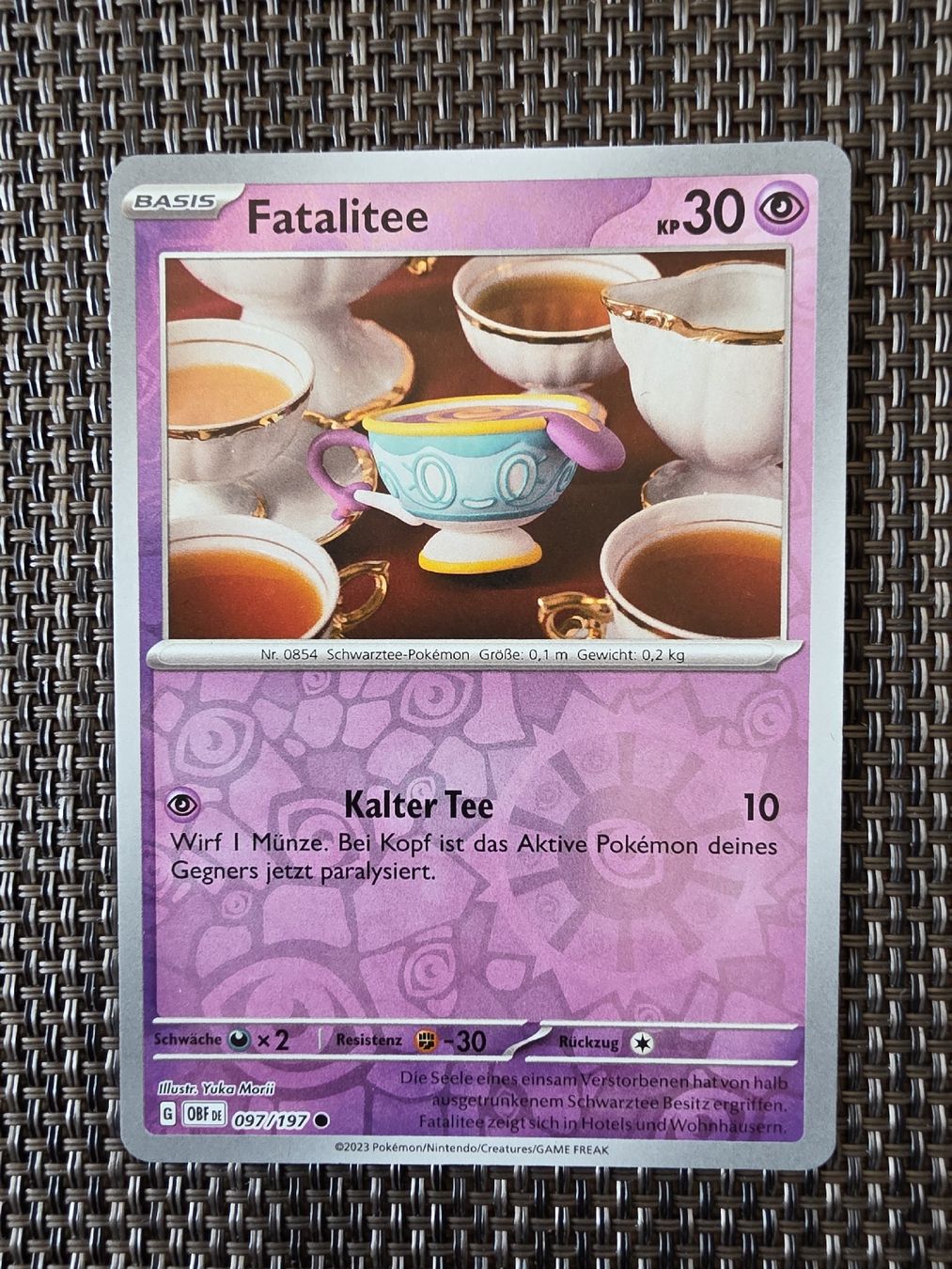 Pokémon Carte collezionabili: Pokémon Fatalitee Karte  – Usato da Alberswil venduto da mario889 1