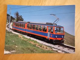 Postkarte Monte Generoso MG Zahnradtriebwagen Bhe 4/8 13