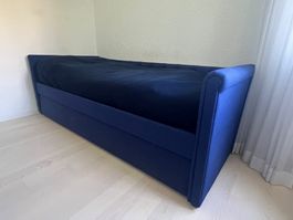 Ausziehbett Stoff Beliani