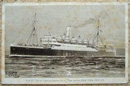 AK R.M.S.P. "ORCA" - NEW YORK SERVICE 1923 (?)