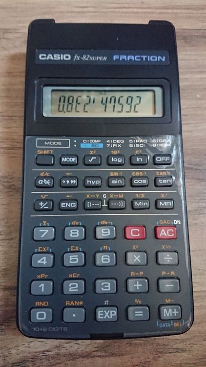 CASIO FX 82 Super Fraction Calculator Acheter sur Ricardo