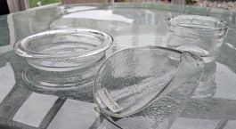 3-teiliges Glaskunst-Set – Glasi Hergiswil-Roberto Niederer