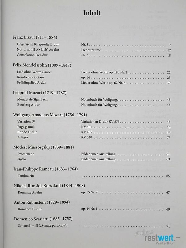 Bücher: DIE GROSSE NOTENSAMMLUNG - Klassiker - Band 2 – Gebraucht aus Winterthur von Restwert_Winterthur 4