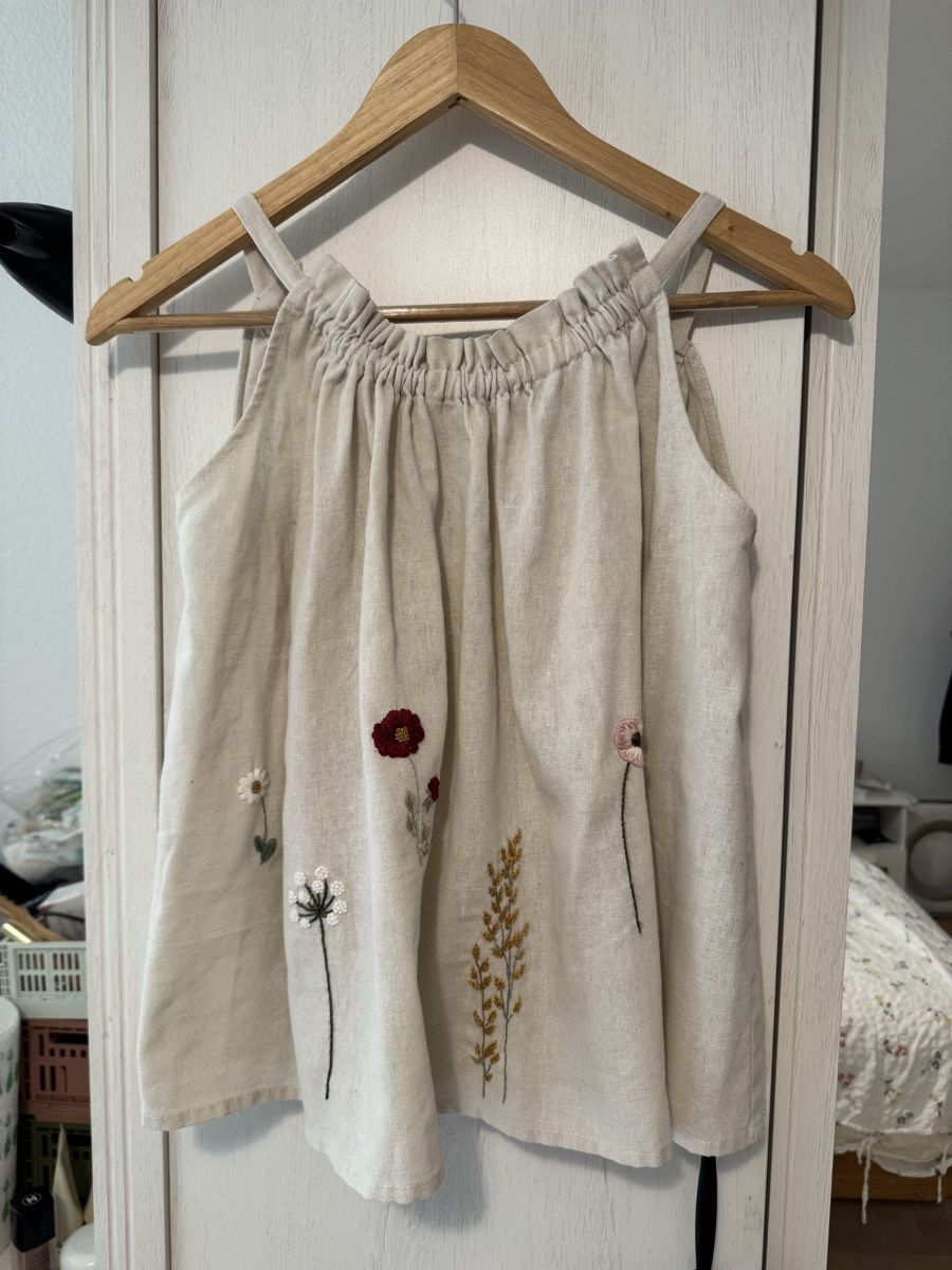 Top: Linen embroidery top – Usato da Kilchberg ZH venduto da ngt_hnw9