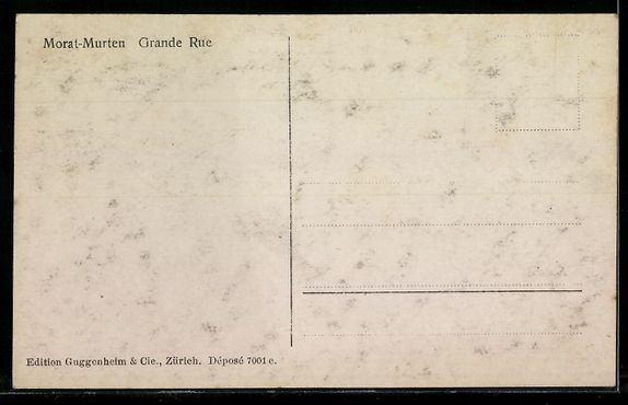 Cartoline postali: AK Morat-Murten, Grande Rue – Usato da Berlin venduto da bartko-reher 1
