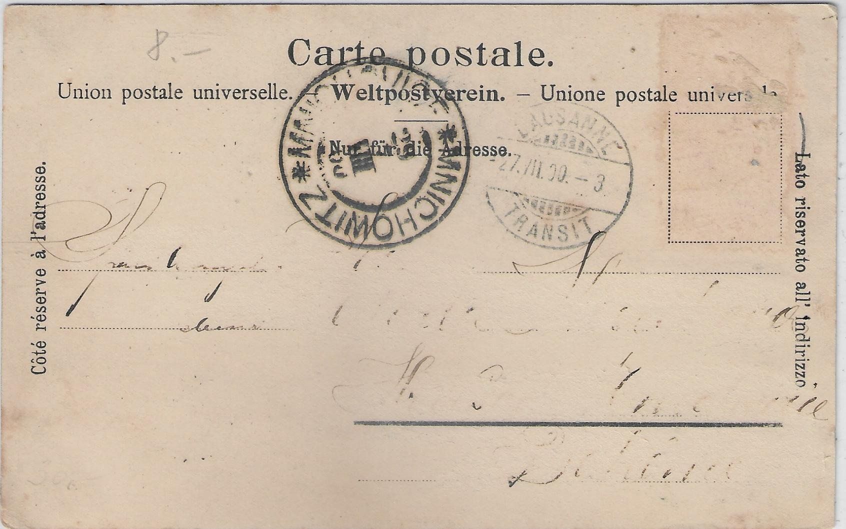 Cartoline postali: Lausanne - Le Pont – Usato da Ettingen venduto da Kartenplanet 1