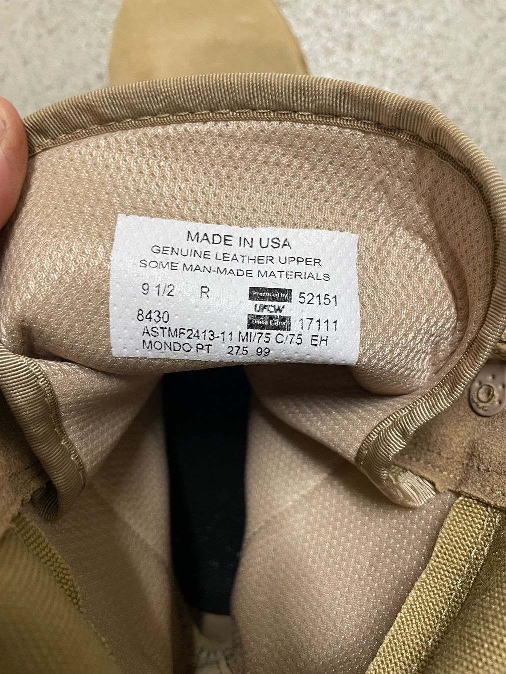 Scarpe da uomo: Armee Kampfstiefel – Nuovo (secondo la descrizione) da Wila venduto da Lokelo 4