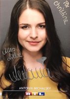 Antonia Michalsky Autogramm signiert Foto 10x15cm