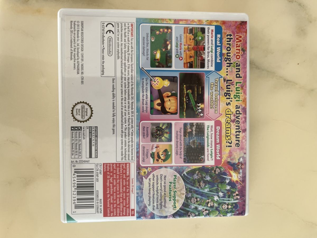 Nintendo Giochi: Mario & Luigi: Dream Team bros – Nuovo (secondo la descrizione) da Pregassona venduto da simone.carpeggiani 1