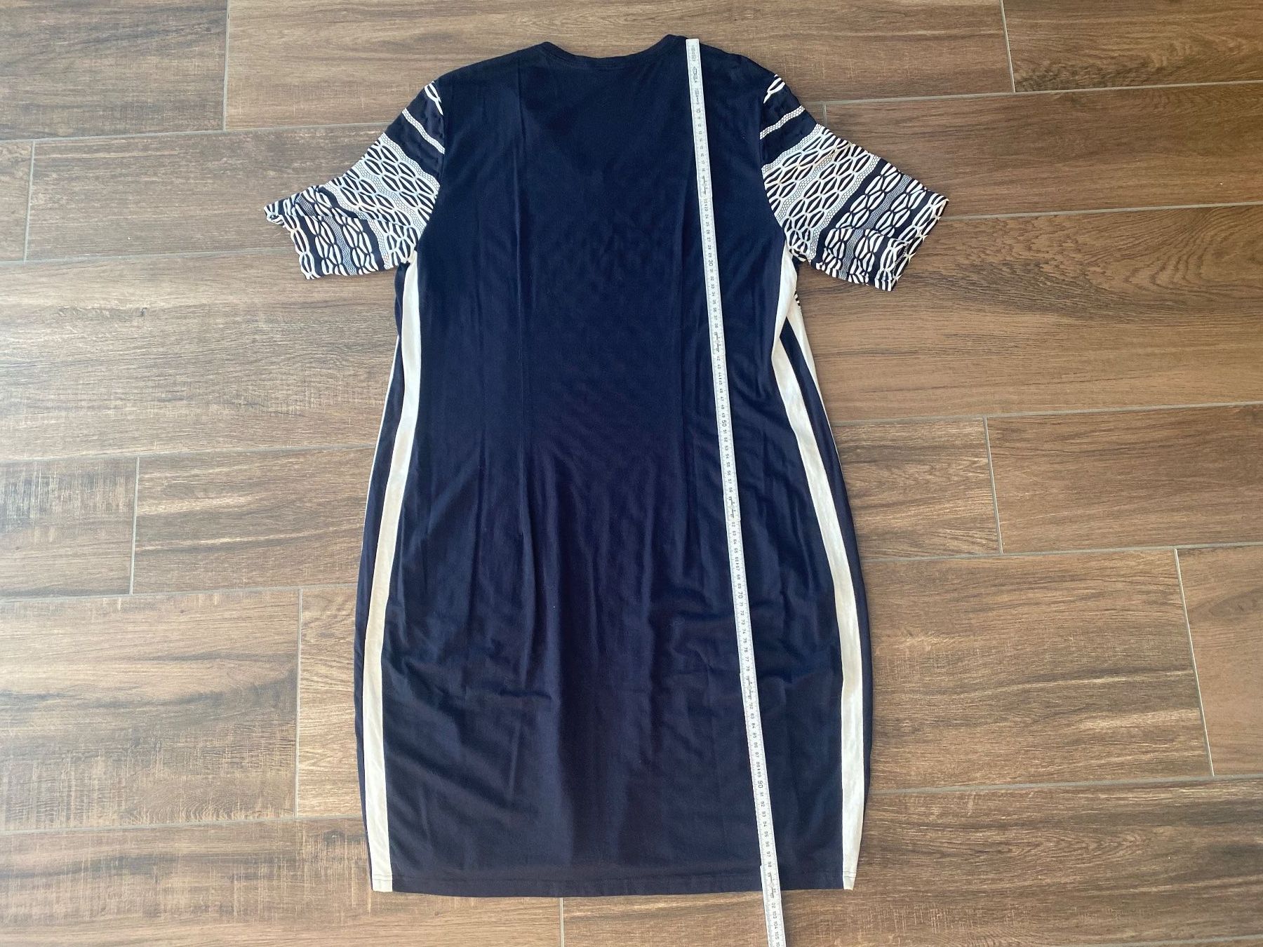 Kleider: Seidel Kleid blau weiss Gr. 44 – Gebraucht aus Arlesheim von san_w9vr 5
