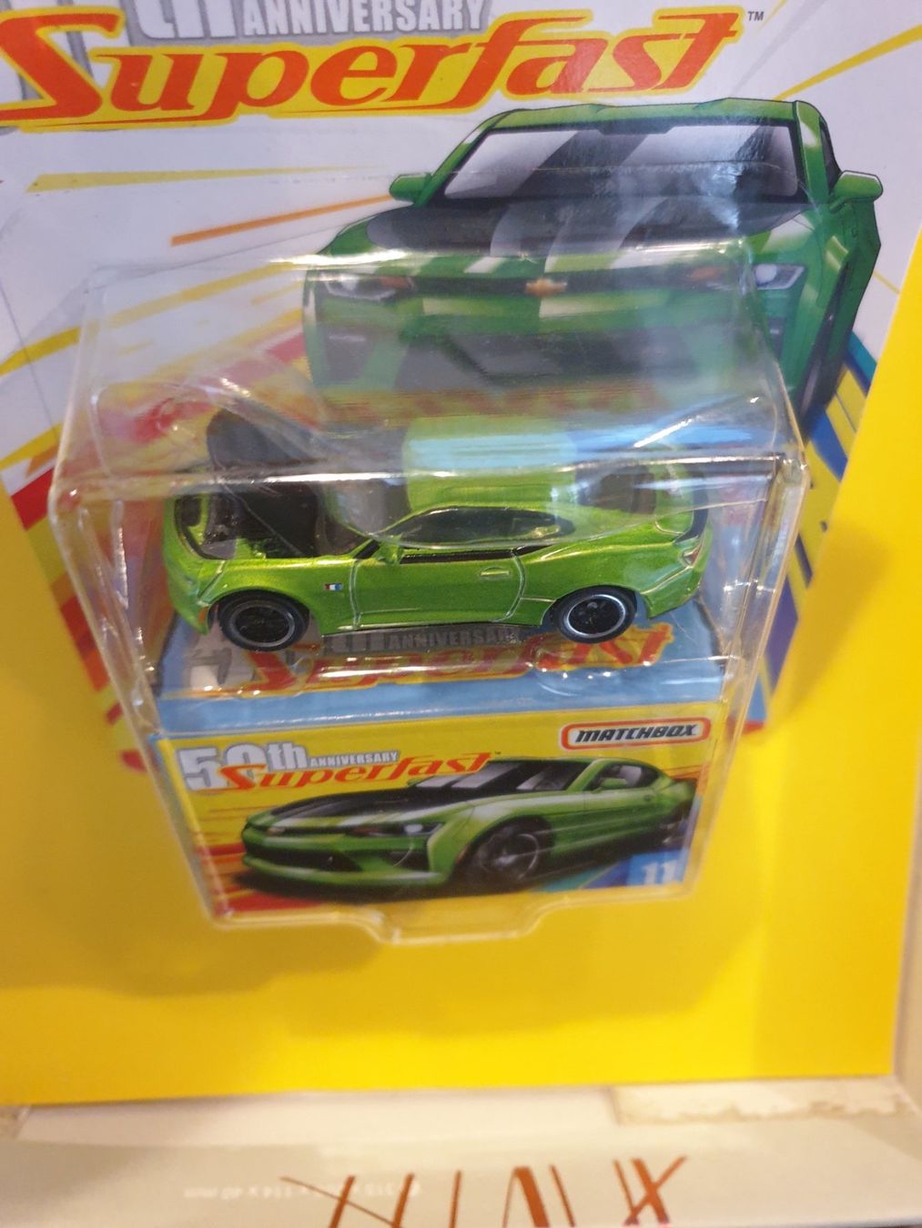 Matchbox Modellini d'auto: Matchbox '17 CHEVY CAMARO – Nuovo e nell'imballaggio originale da Oftringen venduto da Rotor 2