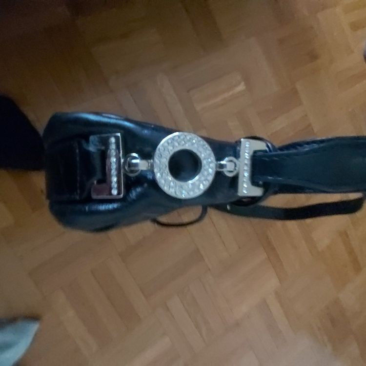 Sac à Main Barbara Milano En Cuir Véritable Noir – Fabrication Italienne – Neuf Avec étiquettes