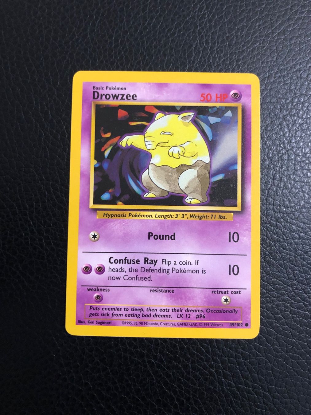 Pokémon Cartes à collectionner: Base Set Drowzee 49/102 Ab 1 – D'occasion à Paradiso par Pkmn10