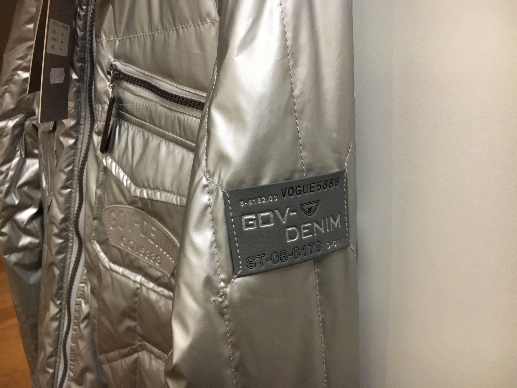 Giacche: GOV DENIM - Herren Jacke, silber, S – Nuovo (secondo la descrizione) da Luzern venduto da Jiggy_8898 5